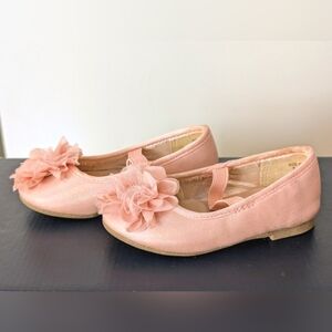 NWOT Children's Place Shimmery Rose Little Girls Ballet Flats size 5